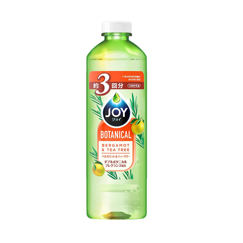 P&G宝洁 Joy BOTANICAL超浓缩植物香氛去油除菌护手洗洁精 茶树柚子香型 替换装440ml