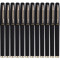 齐心 宝克PC1848签字笔1.0mm 12支/盒 JC 黑色