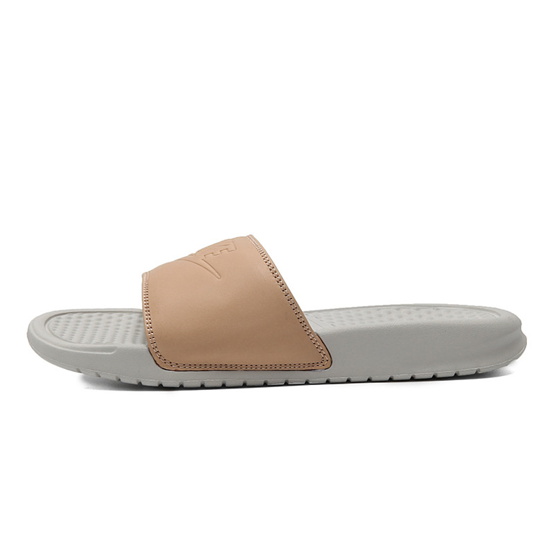 NIKE耐克2019年新款女子WMNS BENASSI JDI BP拖鞋AO4642-200 裸色/裸色/浅骨灰/金属银 8