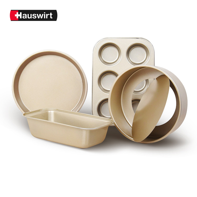 Hauswirt/海氏 金色碳钢模具四件套