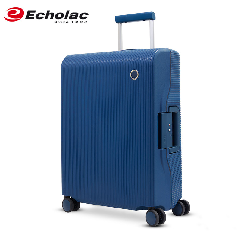 爱可乐（Echolac） PW004 24寸PP拉杆箱 双排轮行李箱旅行箱 万向轮8轮 防爆拉杆箱