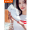 红蜻蜓女鞋2019夏季新款韩版百搭平底镂空休闲鞋系带网红小白鞋女 9301黑白 39码