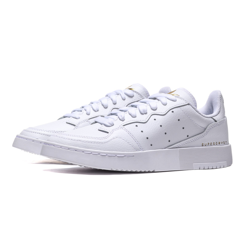 adidas阿迪达斯三叶草男鞋小白鞋运动鞋休闲鞋板鞋FU9199 FU9199亮白+金金属 36.5码