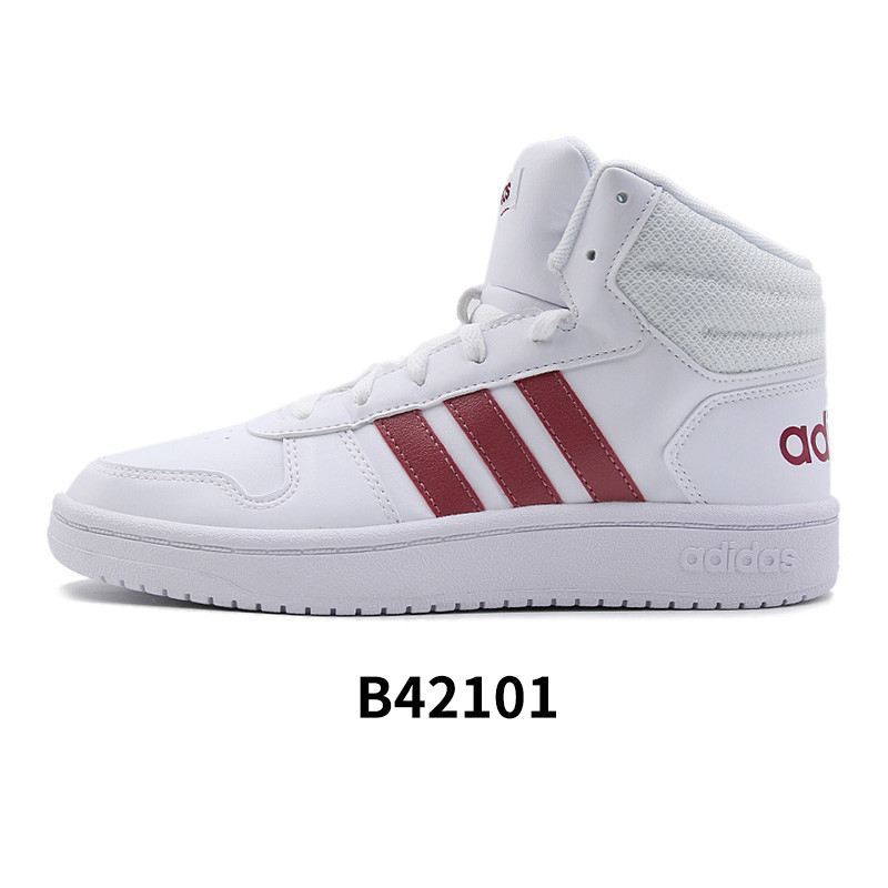 Adidas阿迪达斯女鞋运动高帮休闲鞋板鞋B42101 B42101/加入购物车优先发货 39