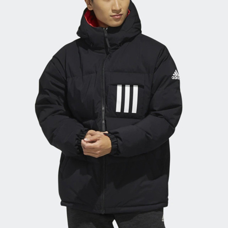 Adidas阿迪达斯羽绒服男冬季运动上衣保暖防风外套EH4011 S EH4011