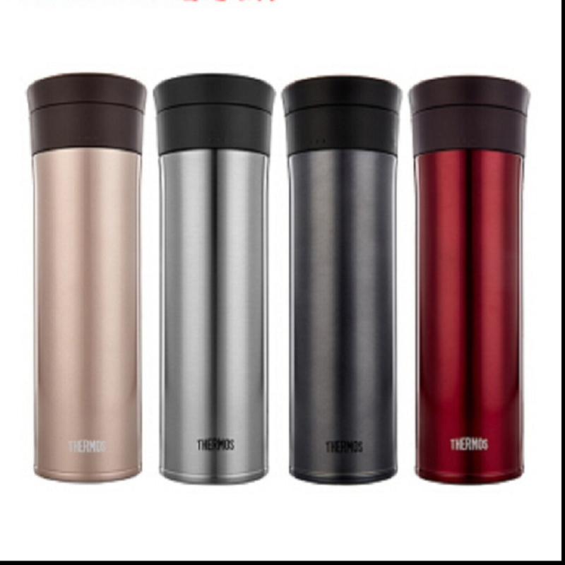 膳魔師(THERMOS)不锈钢保温杯男女茶杯带茶隔水杯创意刻字定制TCMA-550 颜色随机550ml不锈钢色一个价格 银色