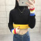 朗妮姿(LANGNIZI) 2020新款韩版毛衣女春秋装衣服宽松高领针织打底衫 A958# M【建议95-110斤】 浅咖【常规】