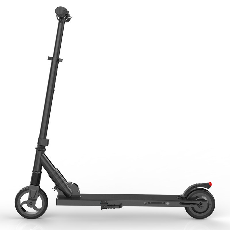 乐骑MEGAWHEELS电动滑板车成人可折叠 便携小型电动车 锂电池电瓶车代驾学生代步车 黑 24V