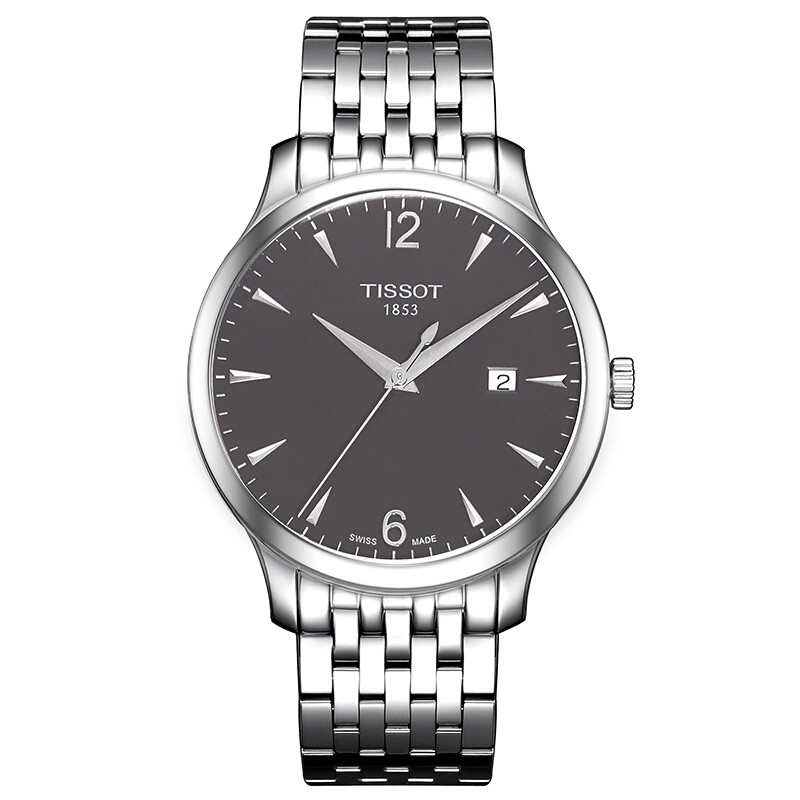 天梭(TISSOT)手表 男表俊雅系列石英男士手表商务石英表男 T063.610.11.067.00
