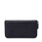 Bottega Veneta/葆蝶家 女钱包羊皮经典编织长款拉链钱夹 114076 酒红色