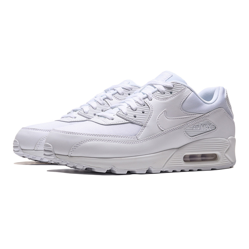 NIKE男鞋休闲鞋AIR MAX 90经典气垫缓震跑步运动鞋537384. 537384-111白+白+白+白+白+白 44码