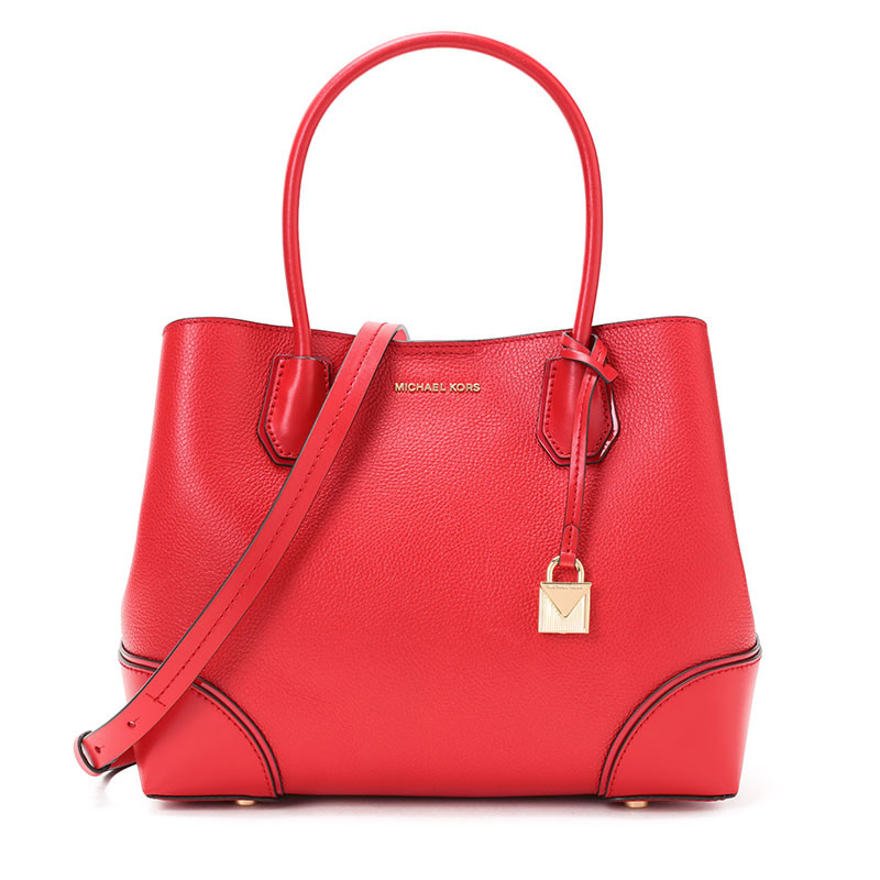 MK Mercer Corner手拎包中号30H7GZ5T6A 正红色
