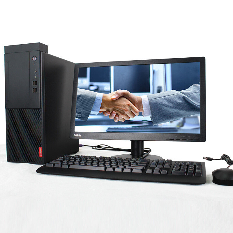 联想(Lenovo)启天M415 台式电脑（i5-7400 8G 256G固态 2G独显 Win7 视频采集卡）