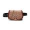 COACH 蔻驰 奢侈品 女款涂层帆布配皮单肩斜挎包腰包马鞍包 76264 B4NQ4-棕色多色经典标志