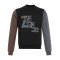 Z Zegna 杰尼亚 男士棉质圆领长袖卫衣运动衫 VT458 ZZ846F 7F2-黑色多色 XL