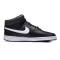 NIKE男鞋板鞋COURT高帮皮质经典系带休闲运动鞋CD5466.. 44.5码 CD5466-001黑+白色