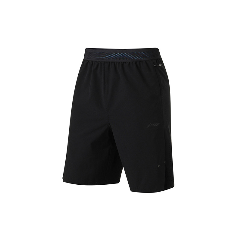 【自营】李宁男子训练系列运动短裤AKSN615-1 XXL AKSN615-1标准黑