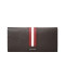 BALLY/巴利 男钱包经典条纹嵌花长款对折钱夹 6218062 咖啡色2