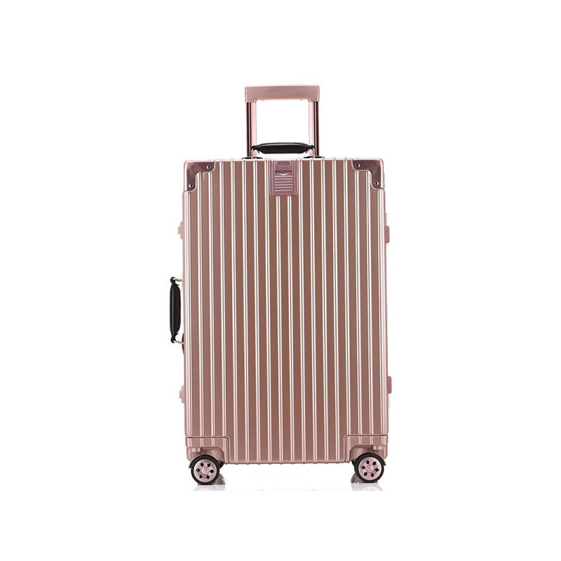 SWISSGEAR瑞士军刀拉杆箱万向轮行李箱耐磨旅行箱20寸行李箱 20寸 拉链款-玫瑰金