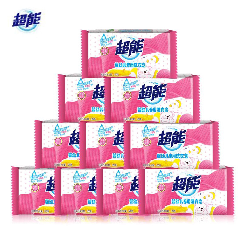 超能 婴幼儿专用洗衣皂120g*10块装