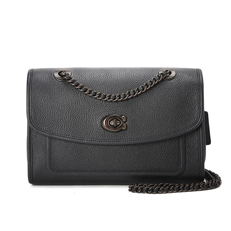 Coach/蔻驰 PARKER 链条单肩包 75575 黑色