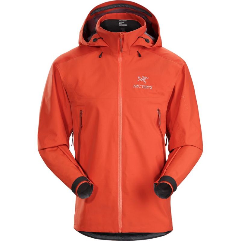 始祖鸟（arcteryx）冲锋衣男士BetaAR系列防风防水透气保暖冲锋夹克 XS 红色Sambal