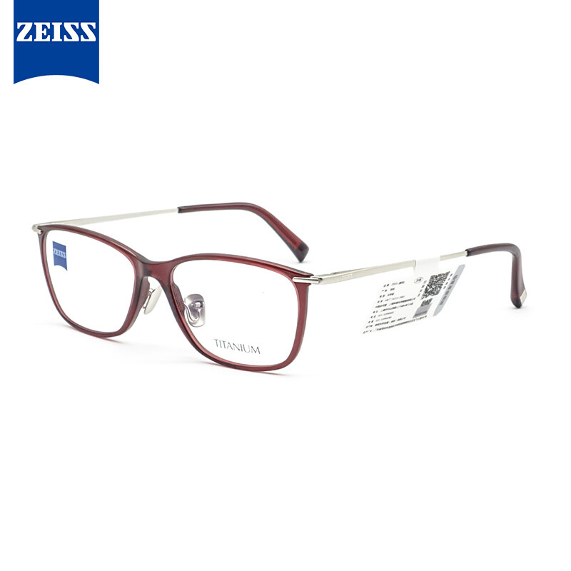 蔡司(ZEISS)钛男女全框眼镜架配镜近视光学镜架ZS-70006