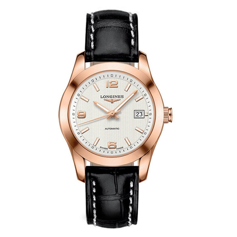 浪琴Longines 康铂系列 L2.285.8.76.3 机械女表 白色