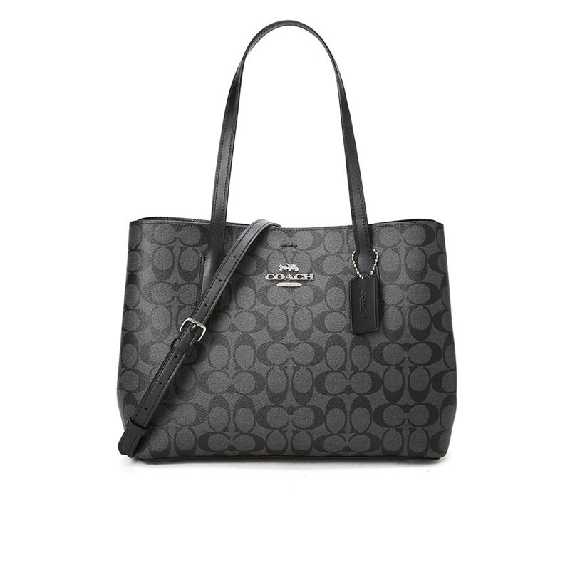 Coach/蔻驰 冬季新品女包AVENUE 手拎单肩包 F48735 灰黑色