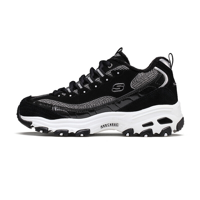 Skechers斯凯奇女鞋运动休闲舒适老爹鞋休闲鞋TM&66666036-BKW 66666036-BKW 36