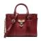 MICHAEL KORS 迈克·科尔斯 MK 女士鹅卵石纹皮革小号手提单肩斜挎包 30F9G0HS1L BRANDY-酒红色