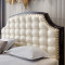 拉菲伯爵 床 现代床 床双人床 卧室家具美式 高端美式床 皮床 婚床 实木床 木质皮质床 B款1.5m单床+床头柜*2