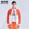 奔跑吧衍生品牌波司登制造羽绒服男短款撞色潮外套_1 190/104A 柑橘橙活力蓝糙白201H