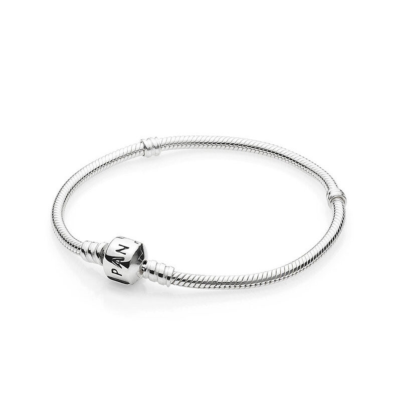 PANDORA潘多拉 925银手链银扣字母基础链 590702HV 16cm