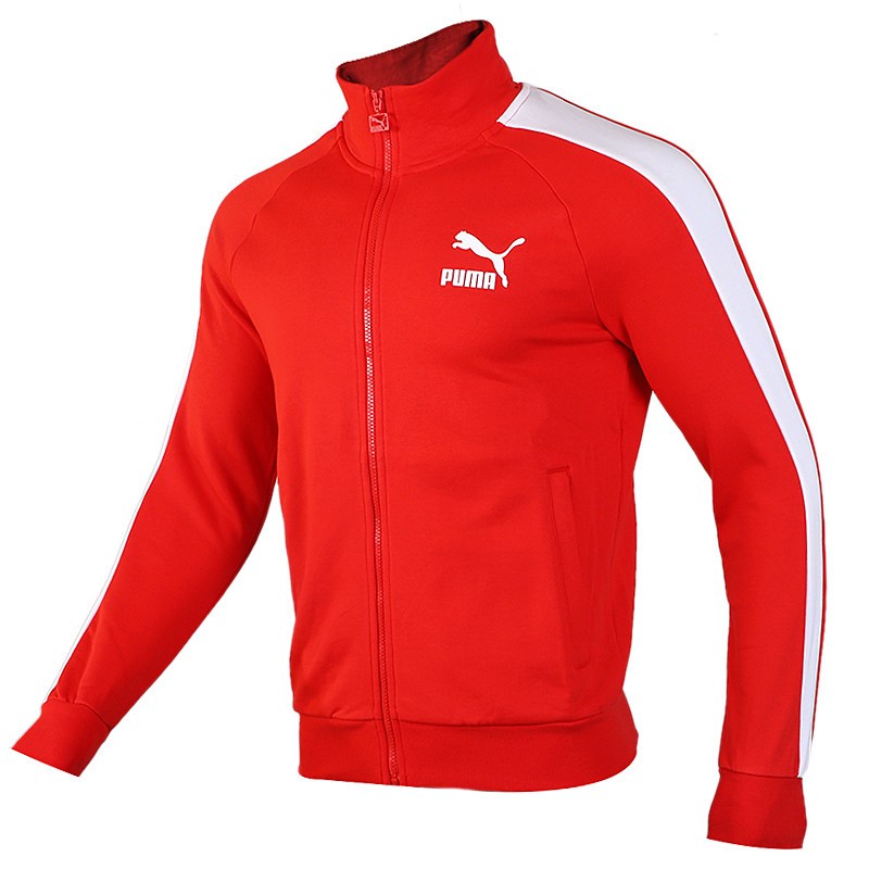 彪马(Puma) Iconic T7 Track Jacket TR针织外套595976 11 XXL 鲜红色