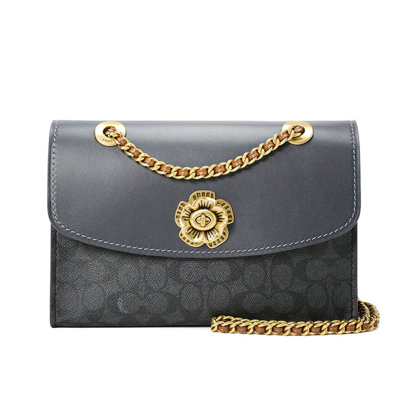 Coach/蔻驰 女包PARKER 山茶花单肩包 30585 拼色