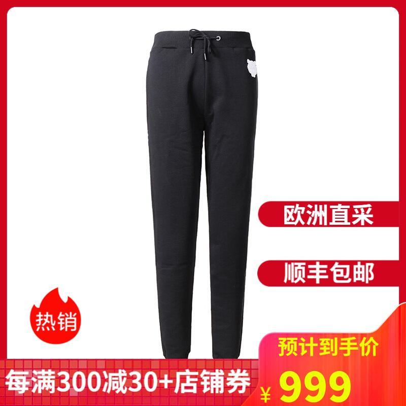 Kenzo 高田贤三 女款棉质休闲运动裤 F96 2PA721 982 99-黑色 L