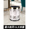 垃圾桶家用客厅卧室厨房卫生间创意可爱少女简约高档北欧式风ins_1 10L银圈-简约线条-白