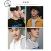 纯银男士项链潮个性韩版锁骨链镀白金简约学生银链子男_2 重约13克粗约3mm长约45m（免费刻字）
