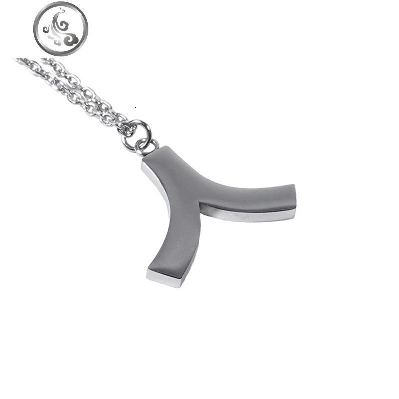 FMACM18SSSANC不锈钢镀金金属People银色字母项链男潮嘻哈搭配_946 人