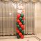 圣诞节气球装饰布置立柱酒吧店迎宾老人雪人铝膜卡通异形气球 圣诞节魔术立柱-大胡子老人_894_807