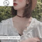 吊坠项链女潮网红气质小众设计锁骨链项圈冷淡风短款颈带脖子饰品_1 4#圆圈款