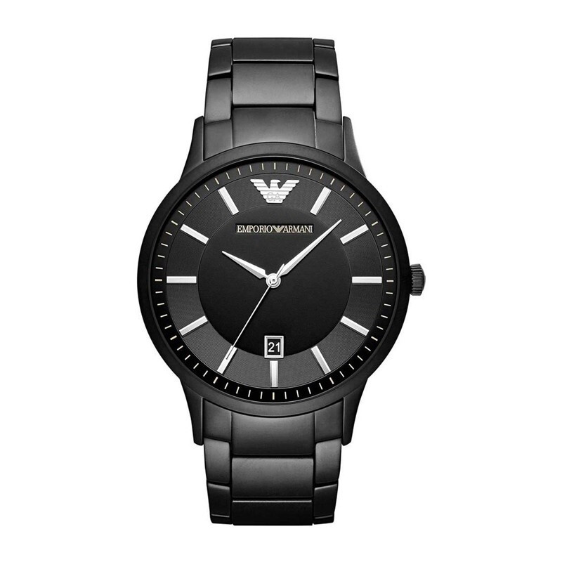 阿玛尼（Armani）手表 男士欧美简约时尚黑色石英手表 AR11184 AR11184