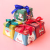 平安果包装盒圣诞节装饰用品平安夜创意苹果纸盒子卡通平果盒 六边形系列2（20个+贺卡20张）_576