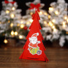 圣诞节装饰挂件摆件商场场景布置创意圣诞树麋鹿星星挂饰挂件 圣诞雪人摆件绿色_41