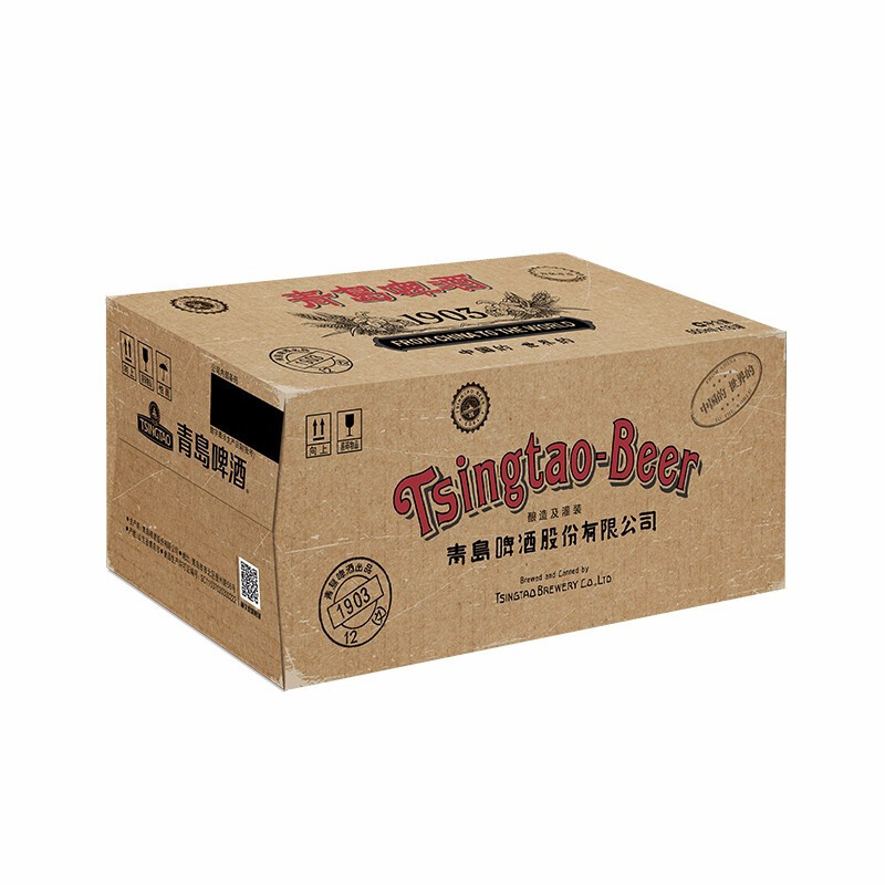 青岛啤酒经典1903 复古罐500ml*18听高清实拍图