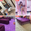 少女心房间地毯卧室床边满铺长方形床前拍照毯子客厅茶几榻榻米垫_1_175 2x1米（送心形） 酒红色长毛