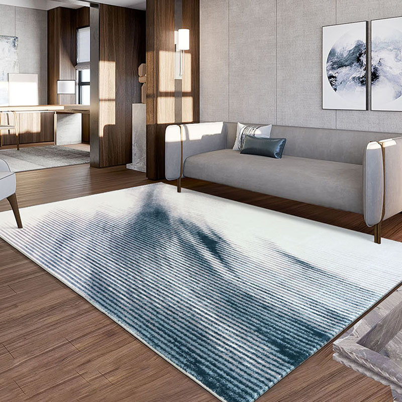 现代地毯客厅北欧简约茶几毯地垫卧室床边毯样板间抽象新中式定制_2 1330MM×1900MM 空谷幽林