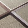 塞尚玄关进剑麻地垫防滑脚垫耐用客厅茶几地毯书房卧室垫定制_865 定制 S4深咖包边+防滑胶底