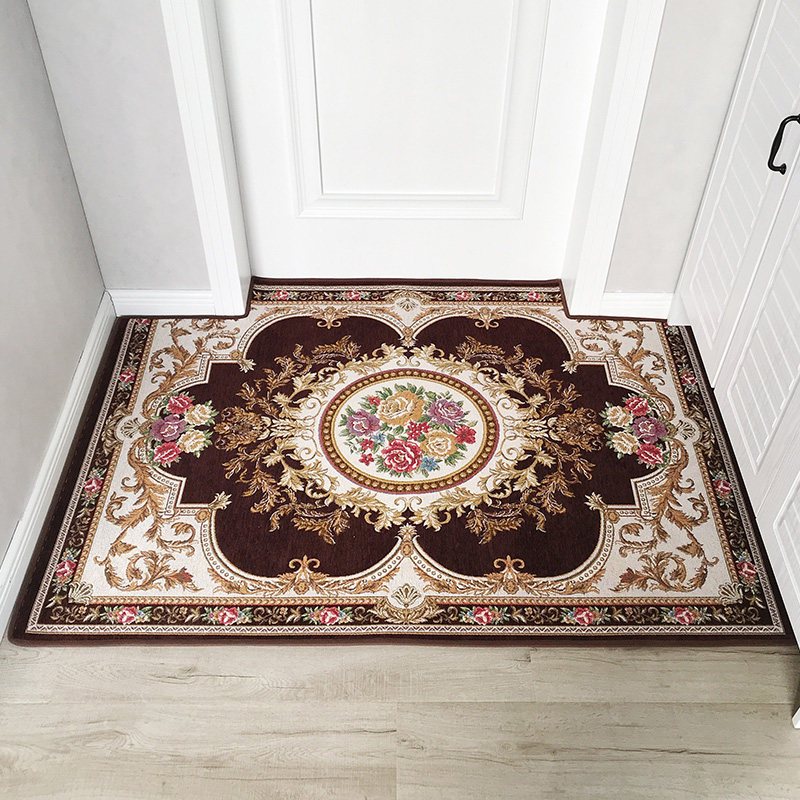 地垫进客厅红色家用喜字结婚口脚垫定制卧室玄关喜庆中式地毯_2 80cm*